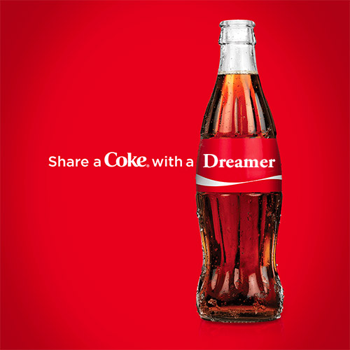 Share a Coke with a Dreamer